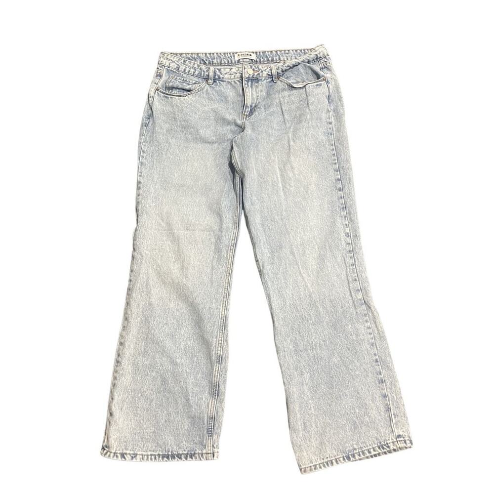 RSQ Womens Low Rise Loose Straight Leg Jeans Size 31 Streetwear Y2K 100% Cotton